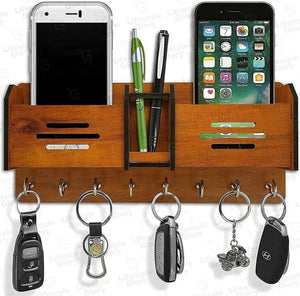 Beautiful Wooden Mobile & Key Holder